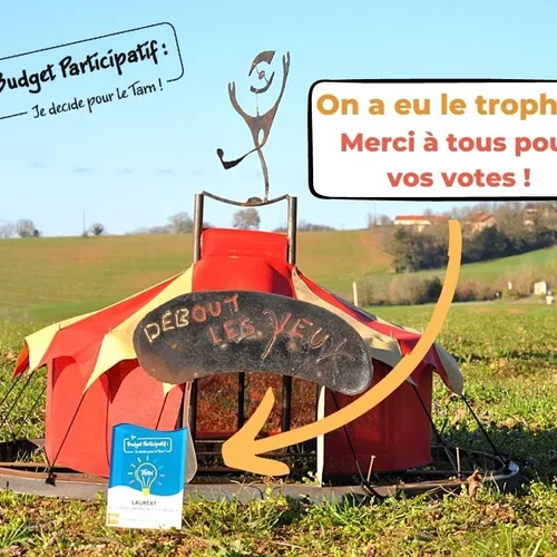 Un chapiteau dans la campagne !